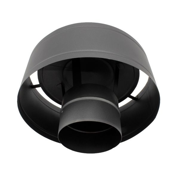 Chapeau cheminée anti-pluie Inox SP Noir/Anthracite diamètre 110 - 4