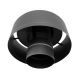 Chapeau cheminée anti-pluie Inox SP Noir/Anthracite diamètre 150