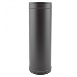 Tuyau poêle double paroi 1M Noir diamètre 350-400 - 2