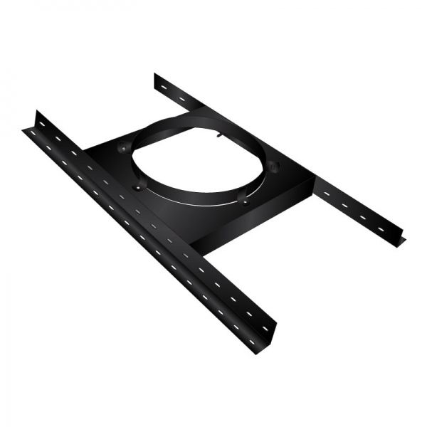 Support Charge Plancher Bois Noir-Anthracite diamètre 200 - 1 Support Charge Plancher Bois Noir-Anthracite diamètre 200 - 1