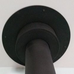 Rosace Plafond Bois Noir-Anthracite diamètre 80 - 4