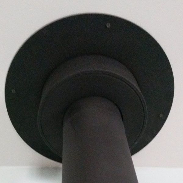 Rosace Plafond Bois Noir-Anthracite diamètre 90 - 4