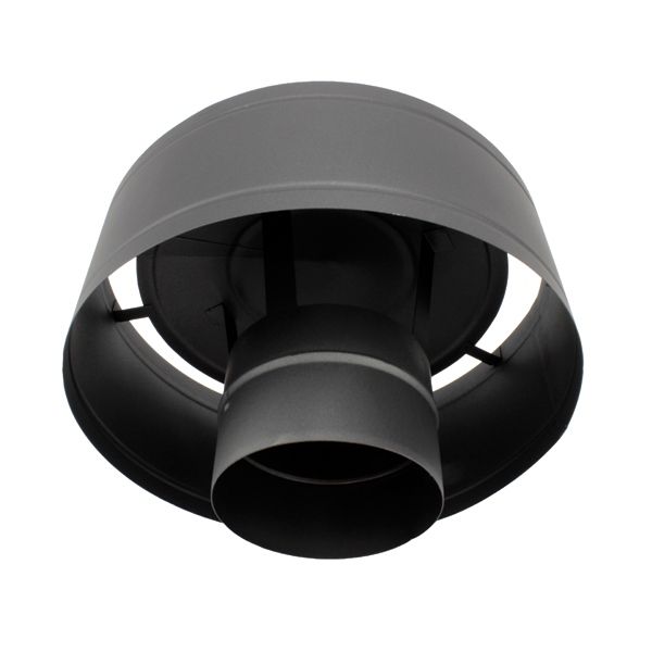 Chapeau cheminée anti-pluie Inox SP Noir/Anthracite diamètre 400 - 4